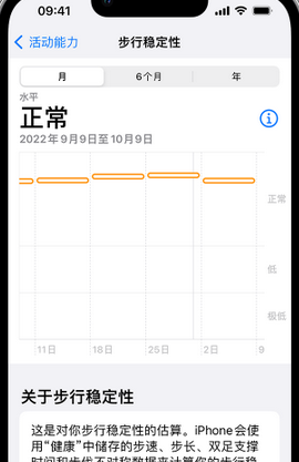 开平iPhone手机维修如何在iPhone开启'步行稳定性通知'