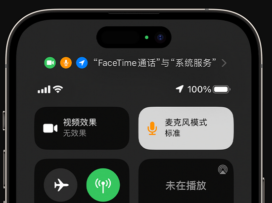 开平苹果授权维修网点分享iPhone在通话时让你的声音更清晰 