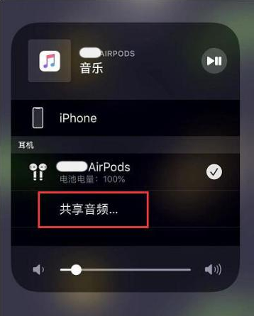 开平苹果14音频维修点分享iPhone14音频共享设置方法 