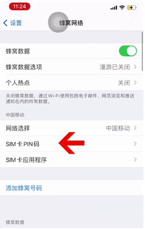 开平苹果14维修网分享如何给iPhone14的SIM卡设置密码 